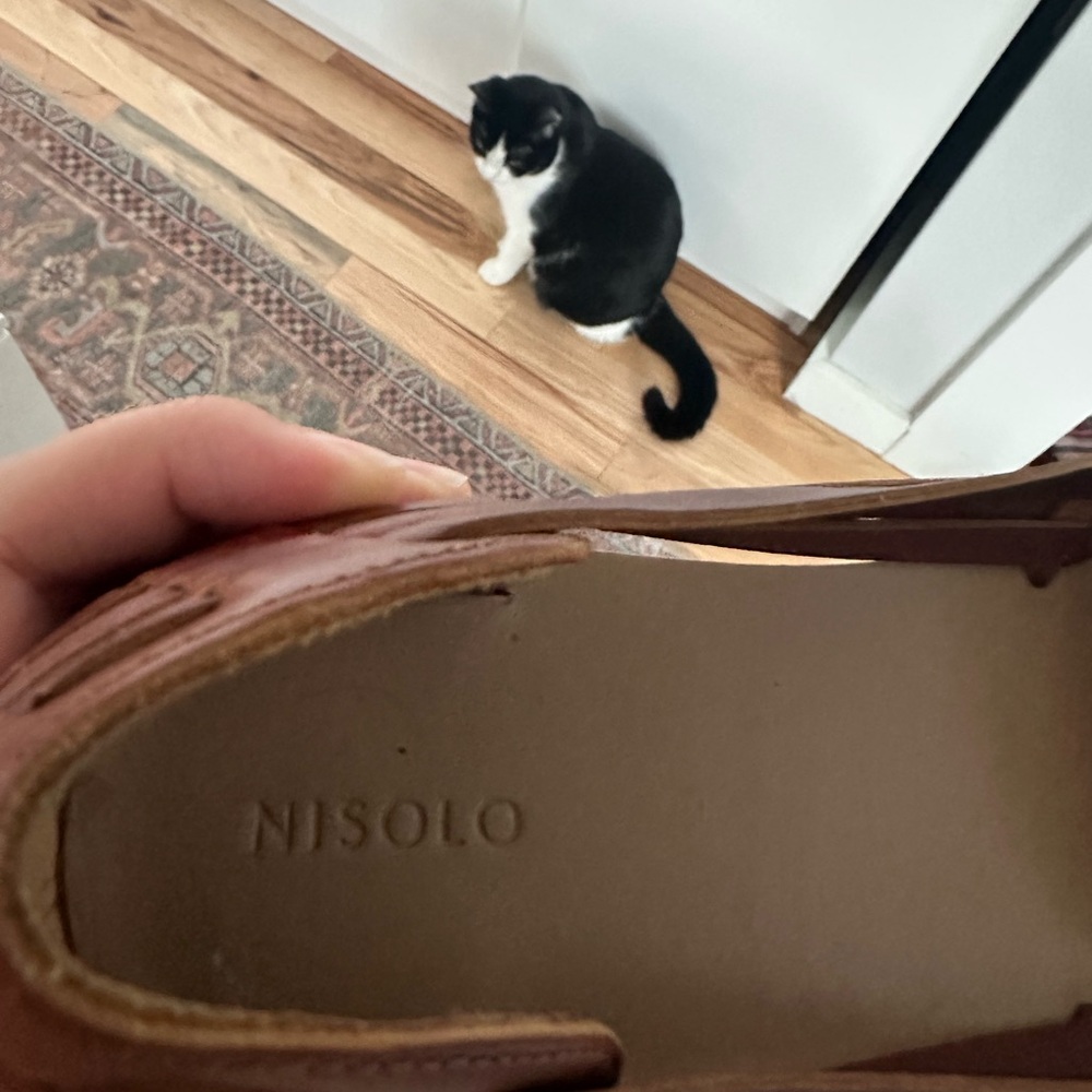 Nisolo Brown Huarache Sandals - Picture 4 of 4